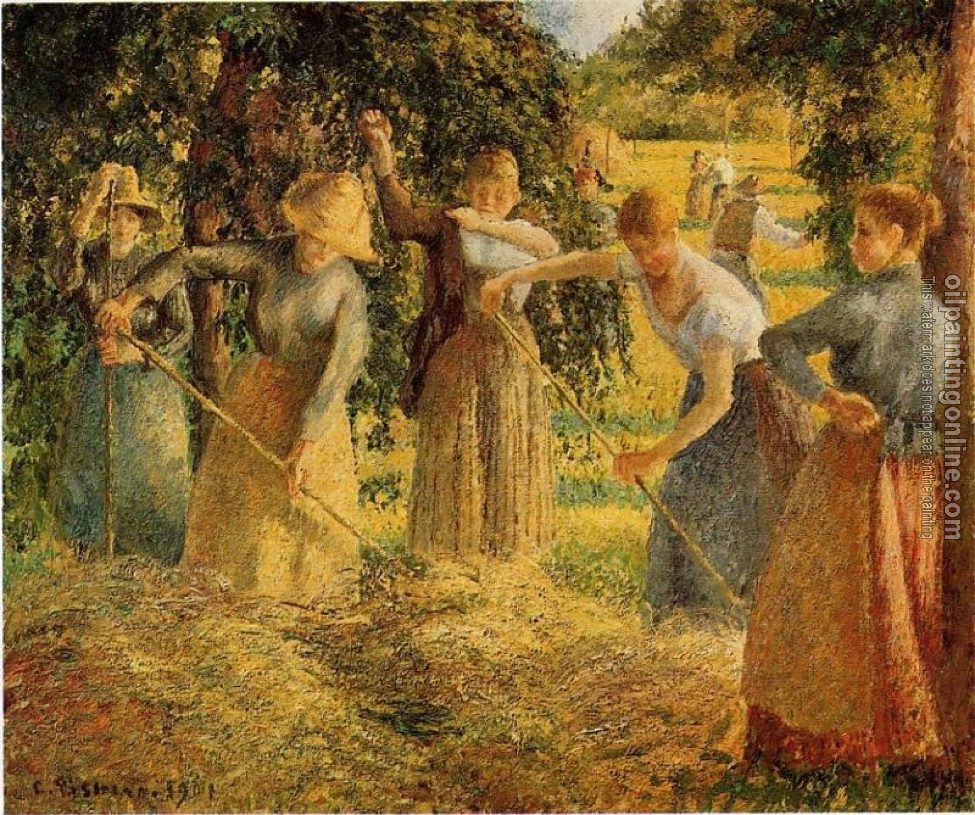 Pissarro, Camille - Harvest at Eragny